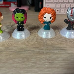 Disney Green and Orange Action Figures Playset